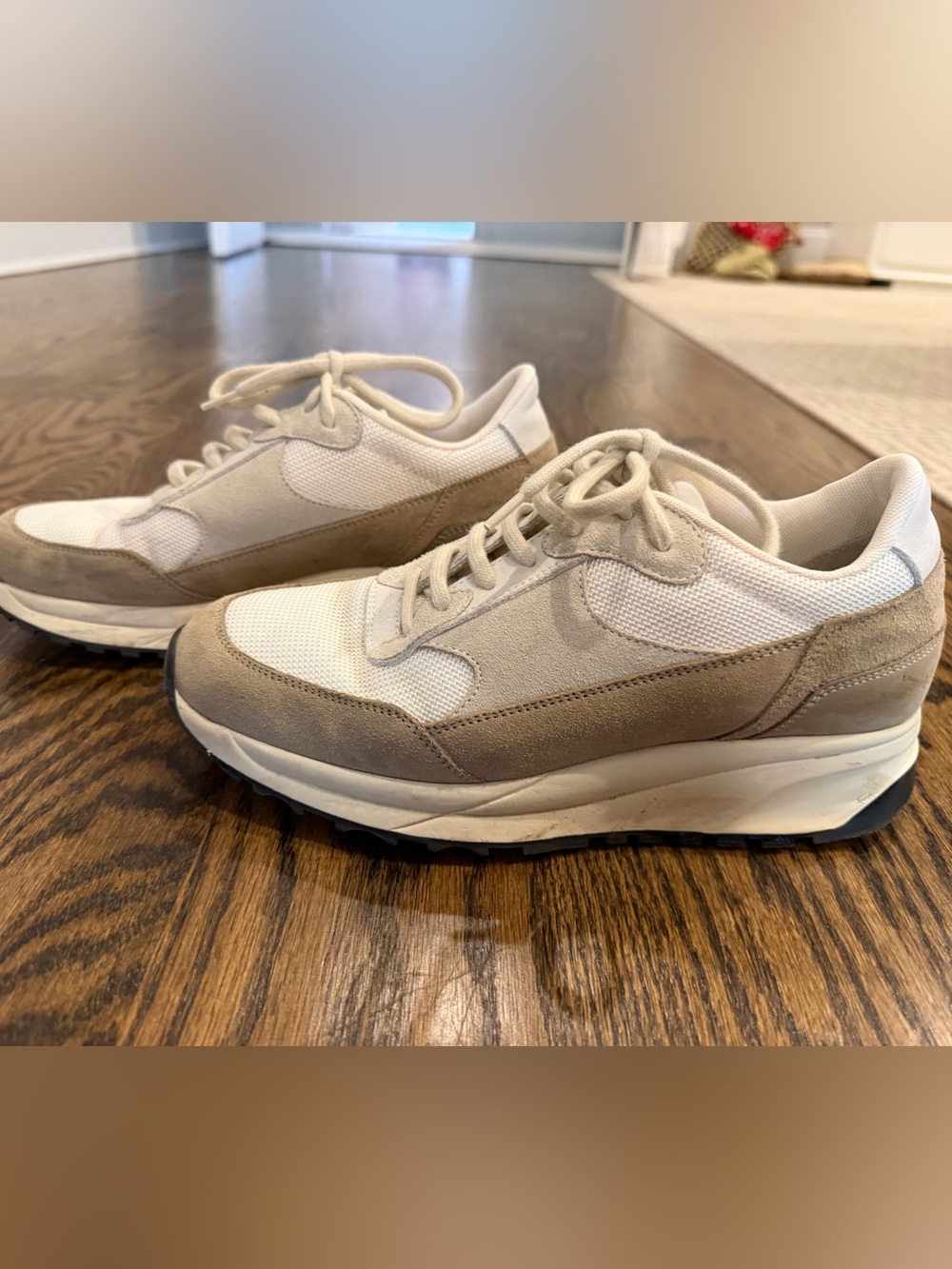 Common Projects Beige and White Women's Sneakers